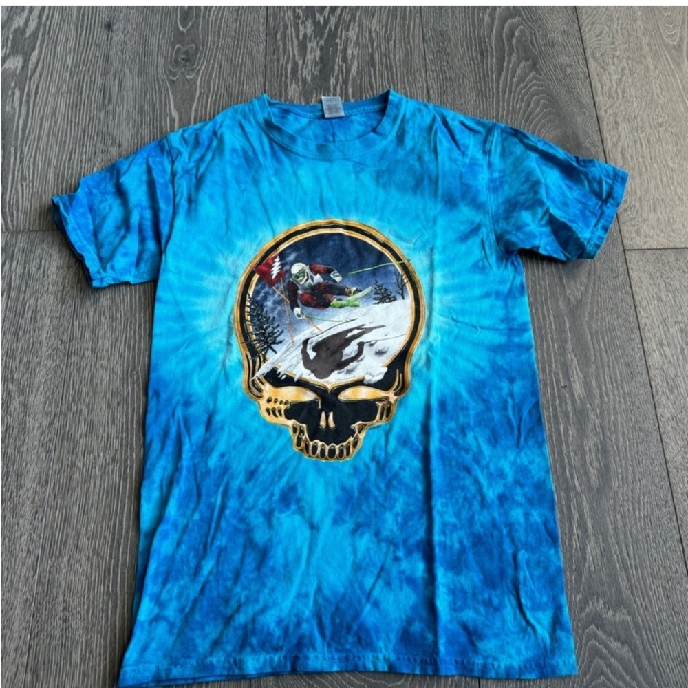 Gildan Grateful Dead Tie-Dye Short Sleeve in Blue Size Small
